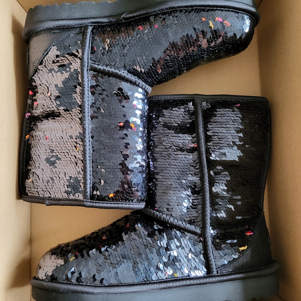 UGG classic short sequin 3 - Picture 4 of 7